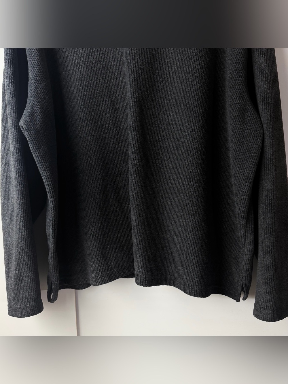 Basic Editions Mens Ribbed Sweater - Picture 4 of 6